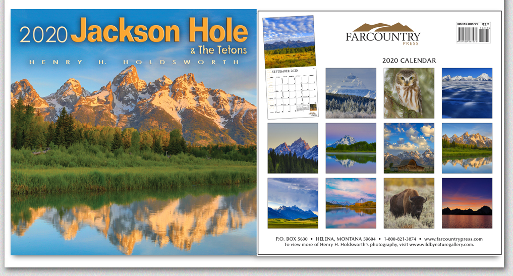 Jackson Hole & the Tetons 2020 Calendar