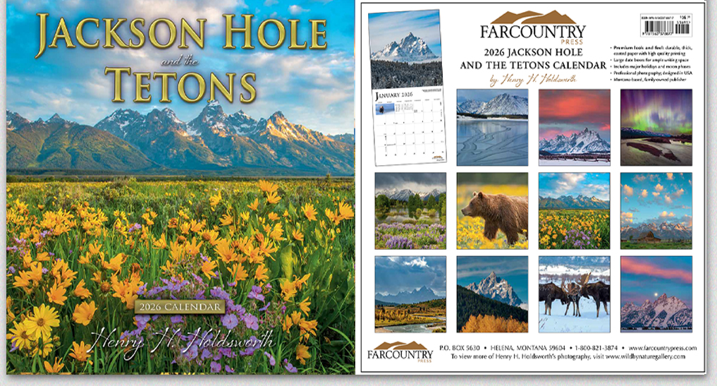 Jackson Hole and the Tetons 2026 Calendar